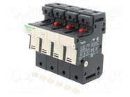 Fuse base; for DIN rail mounting; Poles: 3+N SCHNEIDER ELECTRIC