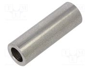 Spacer sleeve; 30mm; cylindrical; stainless steel; Out.diam: 10mm DREMEC