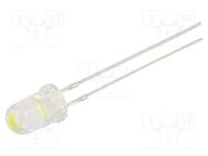 LED; 5mm; white cold; 60000÷70000mcd; 15°; Front: convex; -30÷85°C OPTOSUPPLY