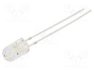 LED; 5mm; blue; 1560÷2180mcd; 30°; Front: convex; 5÷7.5VDC; -30÷85°C OPTOSUPPLY