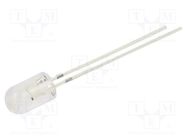 LED; 5mm; green; 3000÷4200mcd; 30°; Front: convex; 5÷7.5VDC; 150mW OPTOSUPPLY