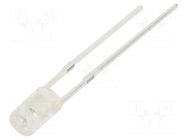 LED; orange; 3mm; 220÷300mcd; 100°; Front: flat; 1.9÷2.4VDC OPTOSUPPLY