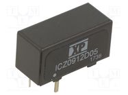 Converter: DC/DC; 9W; Uin: 9÷18V; Uout: 5VDC; Uout2: -5VDC; SIP8; THT XP POWER