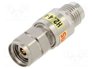 Attenuator; 2,4mm-AT male,2,4mm-AT female; Insulation: PTFE; 50Ω HIROSE