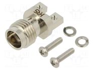 Connector: coaxial; Insulation: PTFE; 50Ω; stainless steel; 50GHz HIROSE