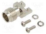 Connector: coaxial; Insulation: PTFE; 50Ω; stainless steel; 50GHz HIROSE