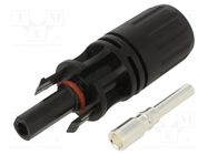 Connector: solar; male + female; straight; 6÷10mm2; with contacts 