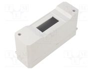 Enclosure: for modular components; IP30; white; No.of mod: 2 JONEX