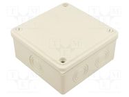 Enclosure: junction box; X: 125mm; Y: 125mm; Z: 50mm; wall mount JONEX