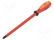 Screwdriver; insulated; Phillips; PH4; Blade length: 200mm; 1kVAC UNIOR