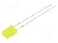 LED; rectangular; 6.95x4.8x4.95mm; yellow; 150÷220mcd; 100°; 20mA OPTOSUPPLY