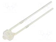 LED; yellow; 1.8mm; 1500÷2000mcd; 15°; Front: convex; Pitch: 2.54mm OPTOSUPPLY