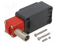 Safety switch: hinged; FD; NC x2; IP67; -25÷80°C; red,grey PIZZATO ELETTRICA