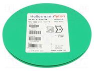 Markers; Marking: S; 2÷5mm; PVC; yellow; -65÷105°C; leaded; HGDC2-5 HELLERMANNTYTON