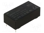 Converter: AC/DC; 5W; 80÷264VAC; Usup: 115÷370VDC; Uout: 24VDC; 77% RECOM