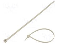 Cable tie; L: 210mm; W: 4.7mm; grey; polyamide; 355N; Ømax: 55mm; T80R HELLERMANNTYTON