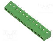 PCB terminal block; angled 90°; 5mm; ways: 12; on PCBs; terminal TE Connectivity