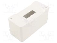 Enclosure: for modular components; IP30; white; No.of mod: 3 JONEX