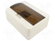 Enclosure: for modular components; IP40; white; No.of mod: 9 JONEX