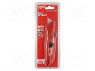 Knife; universal; 166mm; automatic security return Milwaukee