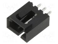 Connector: wire-board; socket; male; PIN: 3; SL; straight; THT MOLEX