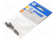 Screwdriver bit; slot; 8,0x1,2mm; Overall len: 25mm; 3pcs. UNIOR