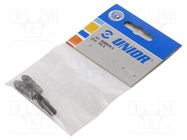 Screwdriver bit; Pozidriv®; PZ3; Overall len: 25mm; 3pcs. UNIOR