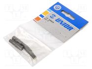 Screwdriver bit; hex key; HEX 6mm; Overall len: 30mm; 3pcs. UNIOR