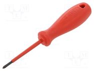 Screwdriver; insulated; Phillips; PH0; Blade length: 60mm; 1kVAC UNIOR