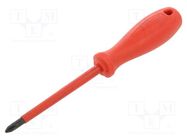 Screwdriver; insulated; Phillips; PH2; Blade length: 100mm; 1kVAC UNIOR