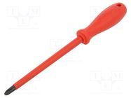 Screwdriver; insulated; Phillips; PH3; Blade length: 150mm; 1kVAC UNIOR