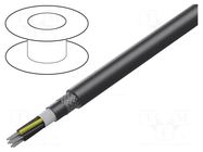 Wire: control cable; ÖLFLEX® ROBUST FD C; 5G1.5mm2; black; 13.6mm LAPP