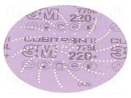 Wheel; 125mm; Granularity: 220; with holes; CUBITRON II 3M