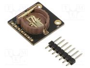 Module: RTC; SD3031; I2C; 3.3VDC; RTC battery,pin strips DFROBOT