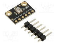 Module: audio; microphone; I2S; 3.3VDC; pin strips; 11x16mm DFROBOT