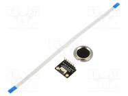 Sensor: fingerprint scanner; UART; 3.3VDC; 40mA; Ø19mm DFROBOT