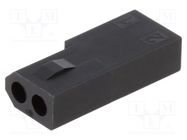 connector 062 Pwr Conn Rcpt Black Free Hng 2Ckt MOLEX