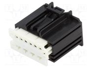 STAC64 ASSY RCPT 10 CKT HYB BLK POL A MOLEX