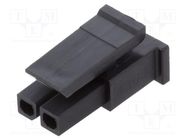 Connector: wire-board; plug; female; Micro-Fit 3.0; 3mm; PIN: 2 MOLEX