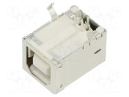 Connector: USB B; socket; on PCBs; THT; PIN: 4; angled 90°; shielded MOLEX