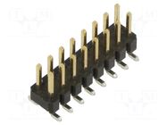 Connector: pin strips; pin header; male; PIN: 16; vertical; SMT HARWIN