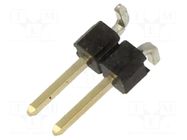 Connector: pin strips; pin header; male; PIN: 2; vertical; SMT; 1x2 HARWIN