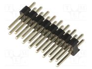 Connector: pin strips; pin header; male; 2.54mm; PIN: 16; THT HARWIN