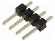 Connector: pin strips; pin header; male; PIN: 4; straight; THT; 1x4 HARWIN