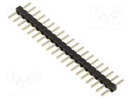 Connector: pin strips; pin header; male; PIN: 20; Pitch: 2mm; THT; 2A HARWIN