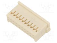 2.0 W/B Dual Grid Rcpt Hsg 20Ckt Beige MOLEX