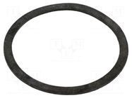 Gasket; chloroprene; Thk: 1.5mm; Øint: 62.5mm; Øout: 73mm; M63; black HELLERMANNTYTON