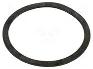 Gasket; chloroprene; Thk: 1.5mm; Øint: 62.5mm; Øout: 73mm; M63; black HELLERMANNTYTON