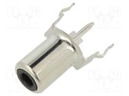 Connector: RCA; socket; female; straight; THT; nickel plated CLIFF