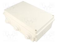 Enclosure: junction box; X: 150mm; Y: 235mm; Z: 75mm; wall mount JONEX